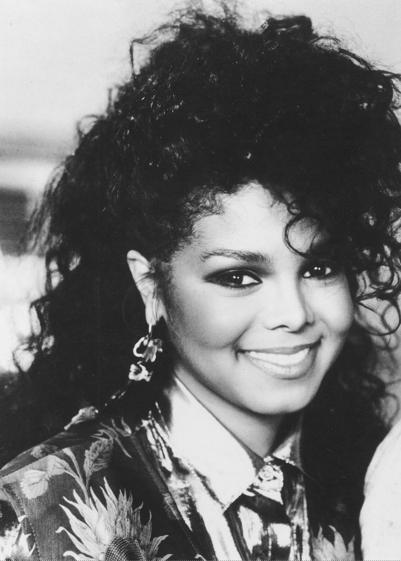 American Singer Janet Jackson Vintage Photo