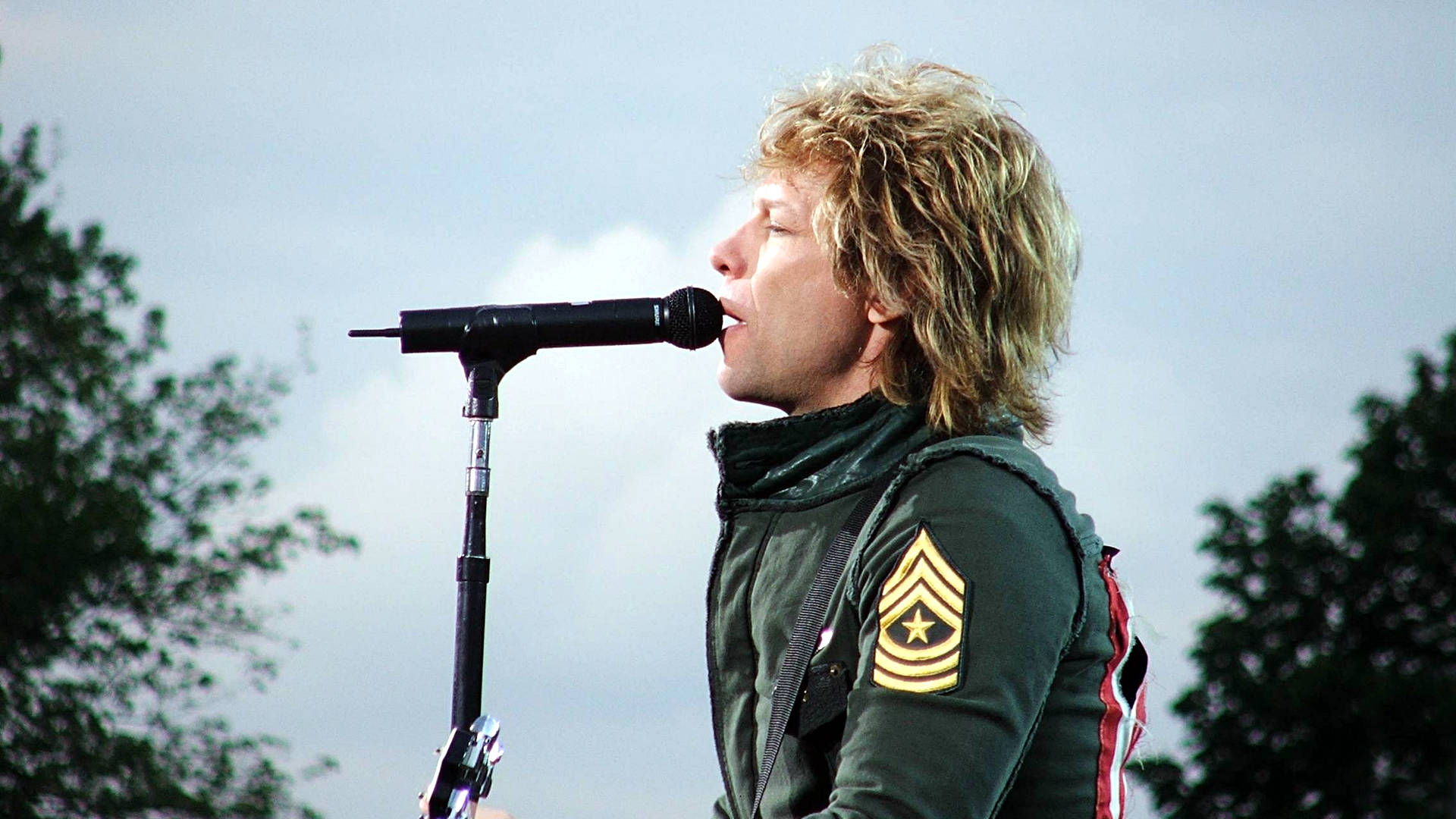 American Singer Jon Bon Jovi 2006 Nijmegen Netherlands Background