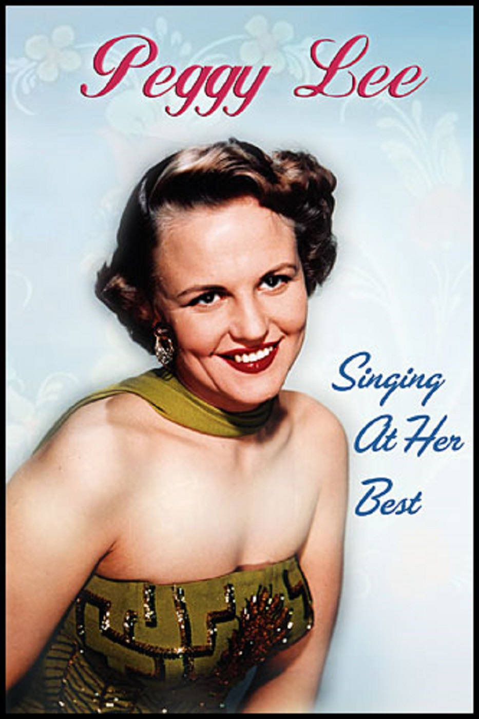 American Singer Peggy Lee Poster Background