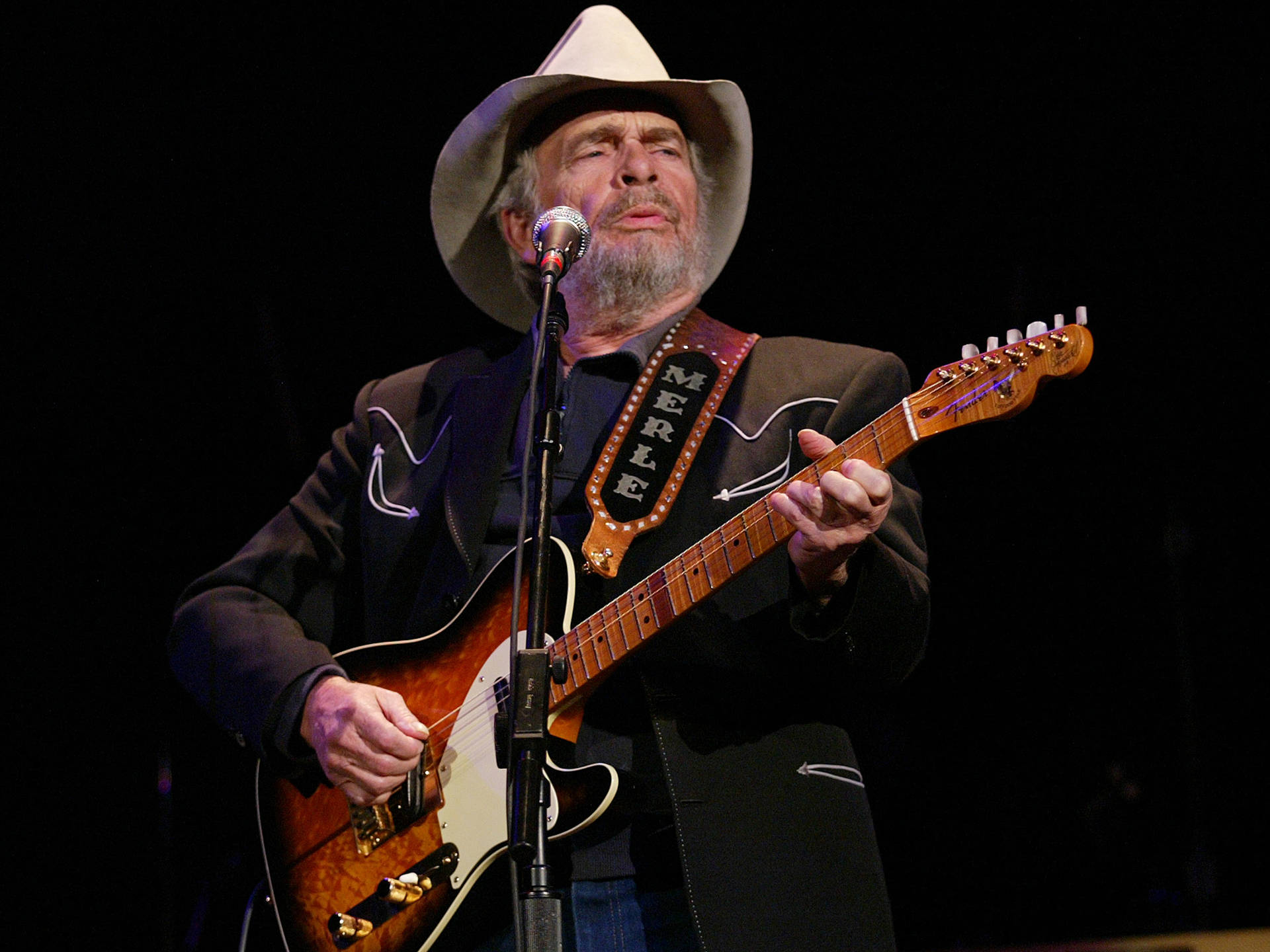 American Singer-songwriter Merle Haggard