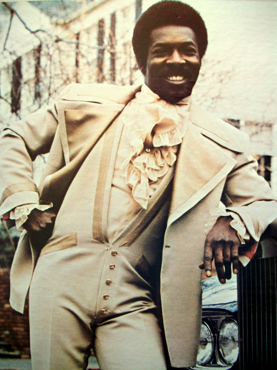 American Singer Wilson Pickett 1975 Portrait Background