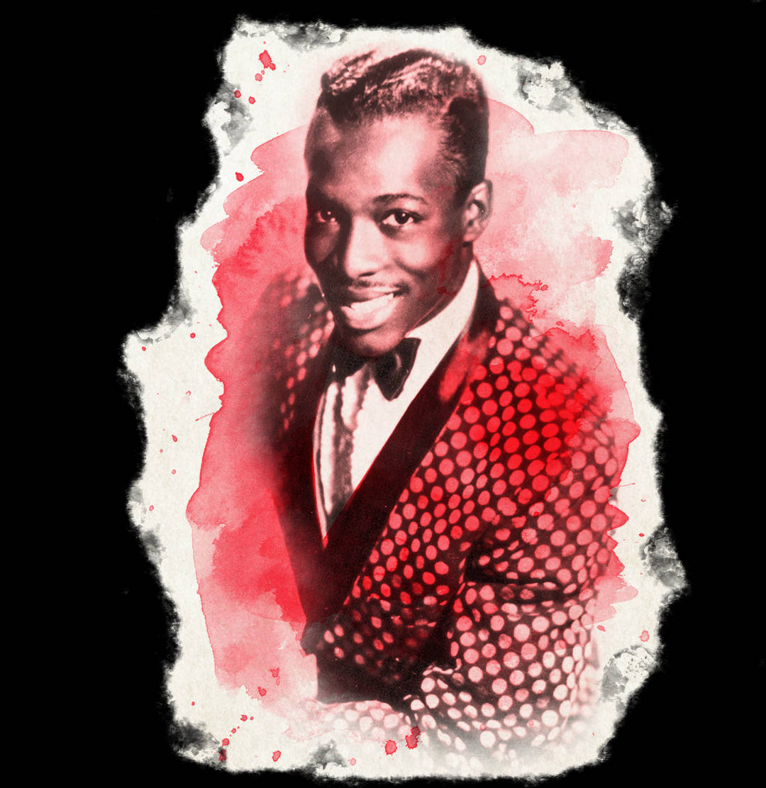 American Singer Wilson Pickett Graphic Portrait