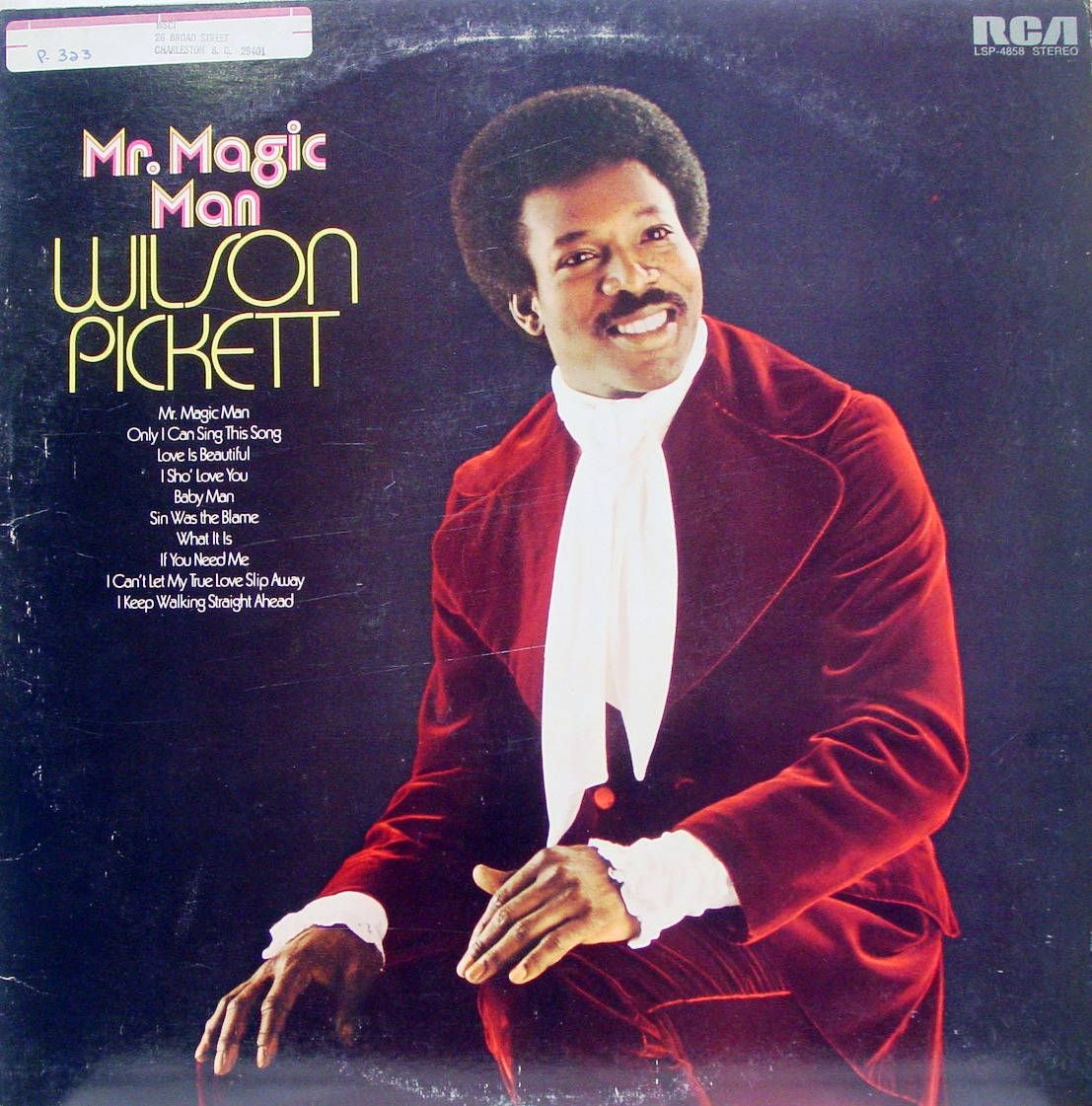 American Singer Wilson Pickett Mr. Magic Man Background