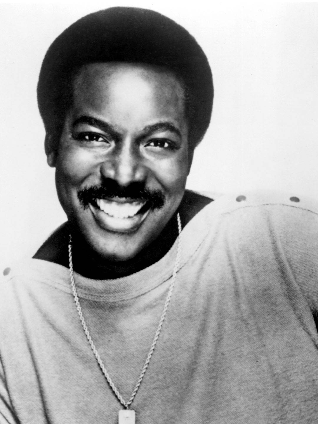 American Singer Wilson Pickett Vintage Portrait Background