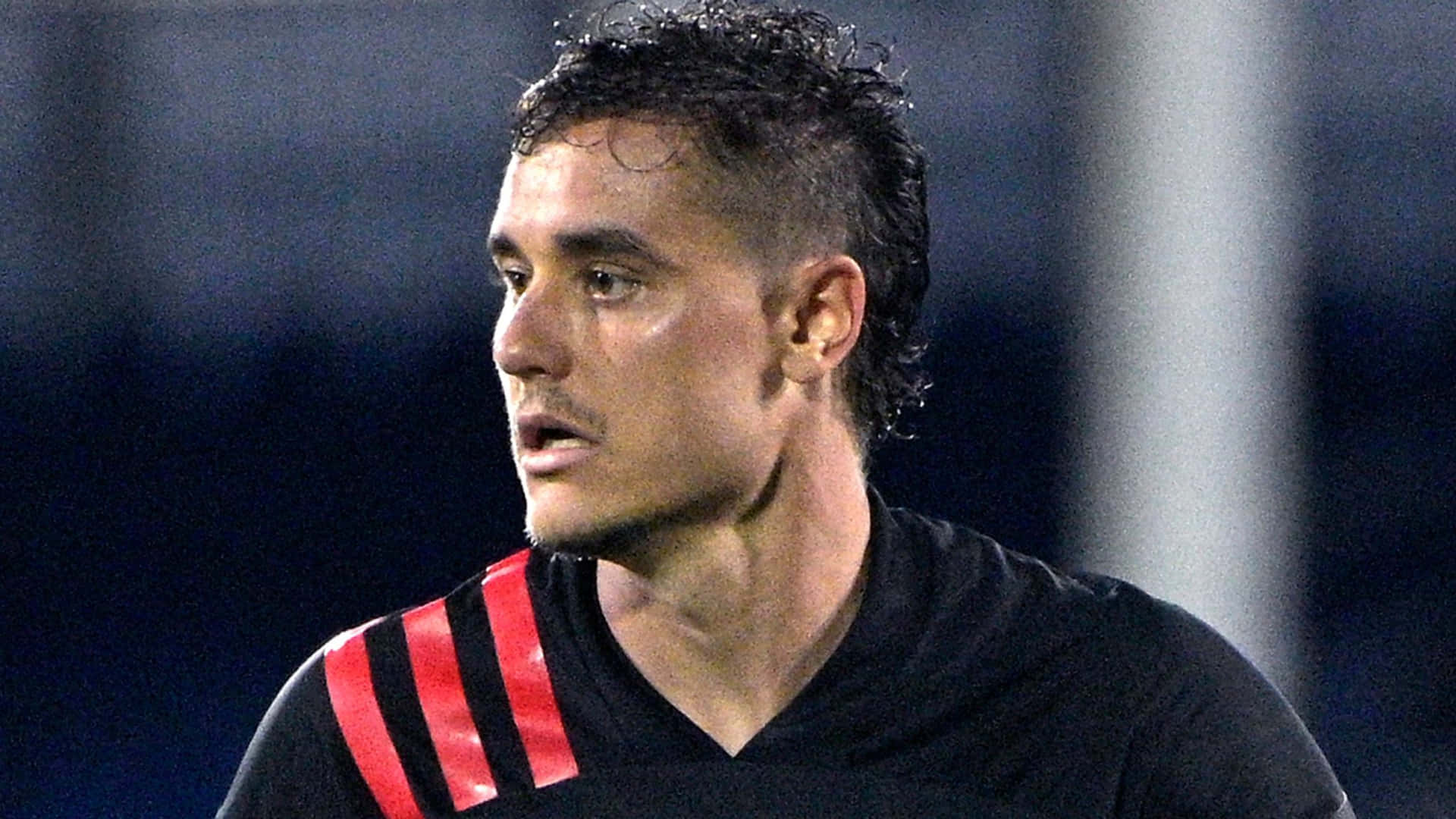 American Soccer Player Aaron Long Close Up Shot Background