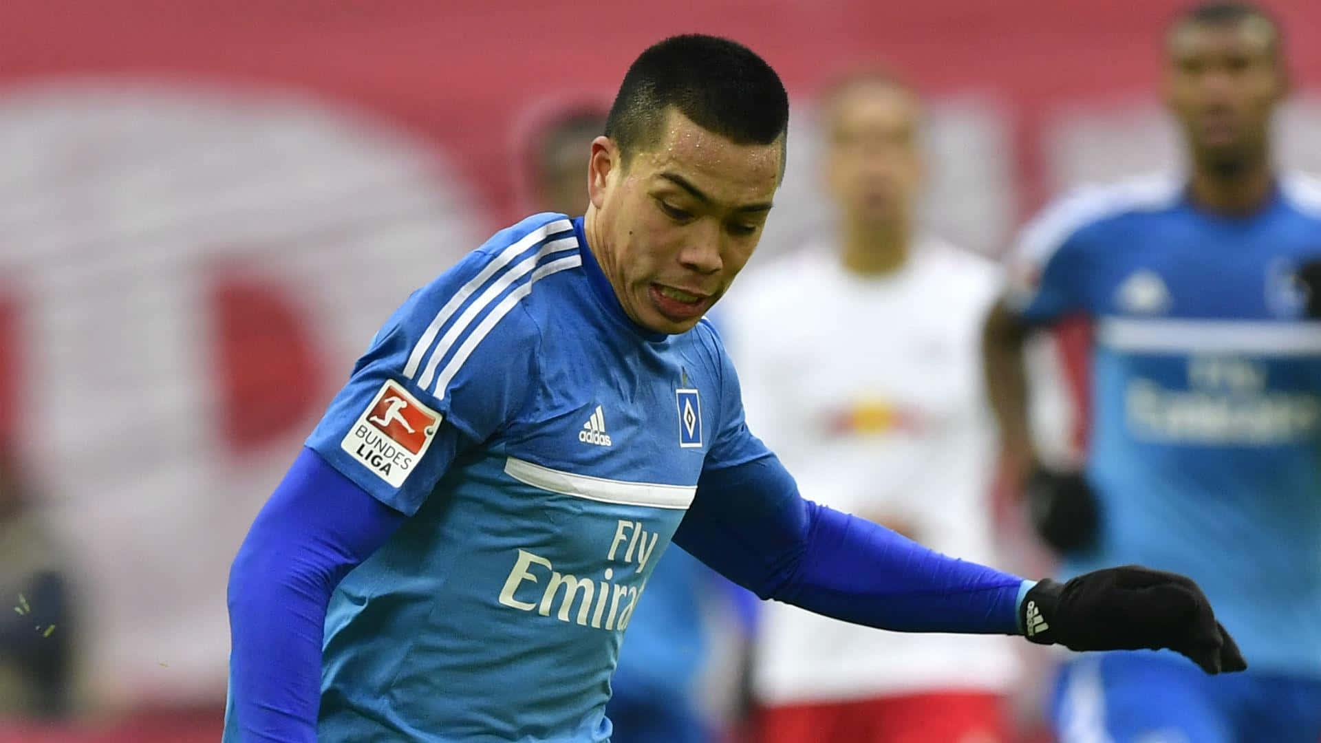 American Soccer Player Bobby Wood Of Hamburger Sv Background