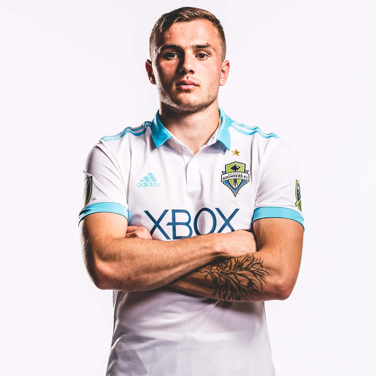 American Soccer Player Jordan Morris Adidas Away Jersey 2016 Background