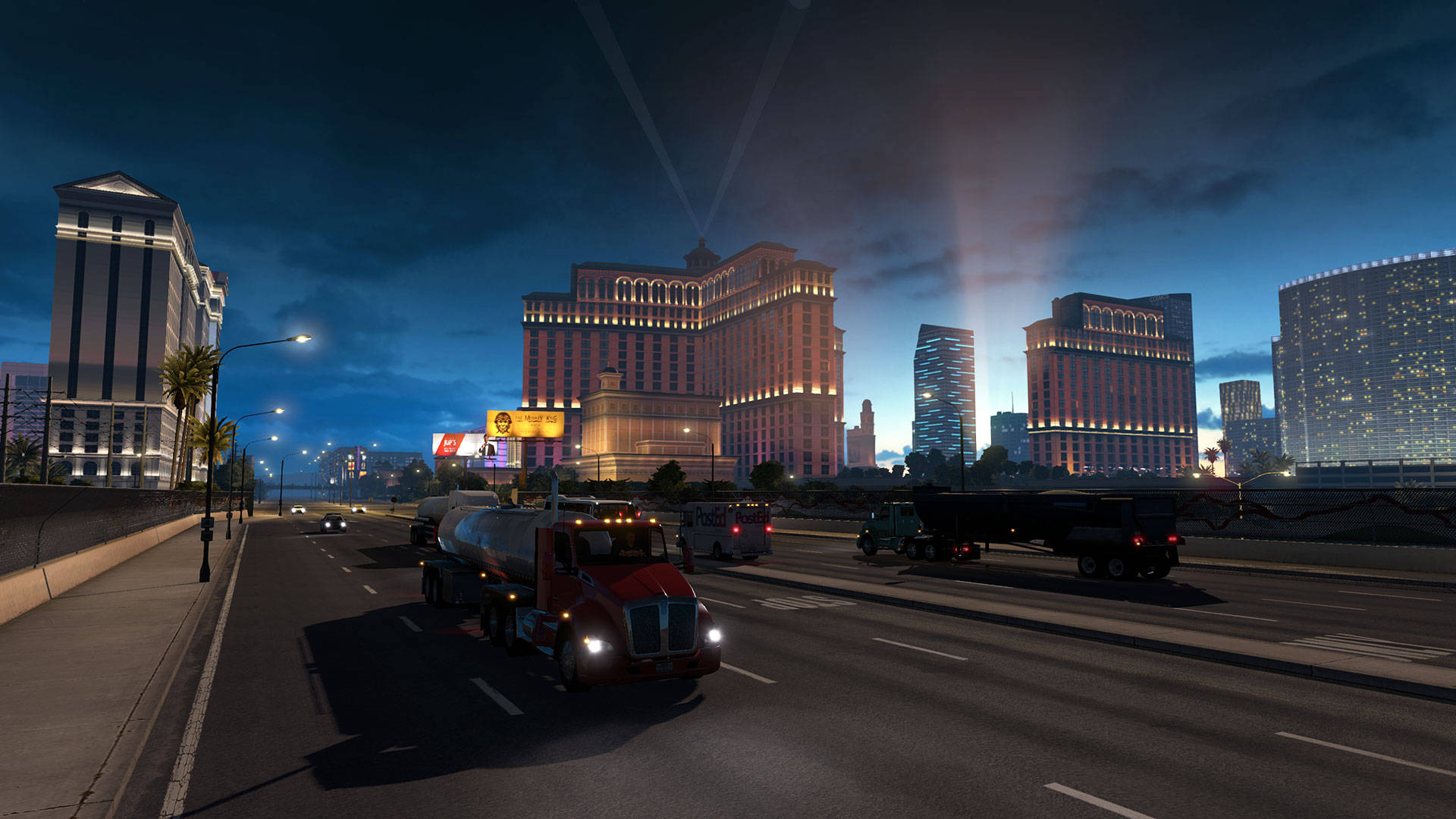 American Truck Simulator City Road Background