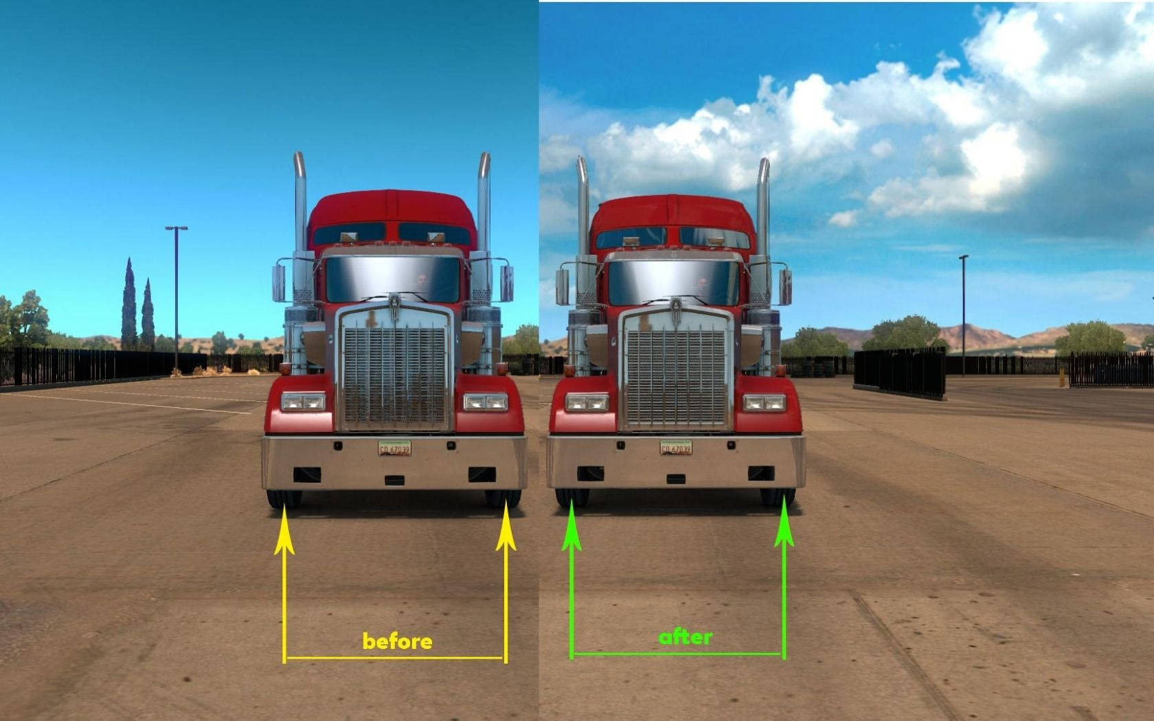 American Truck Simulator Kenworth Trucks Background