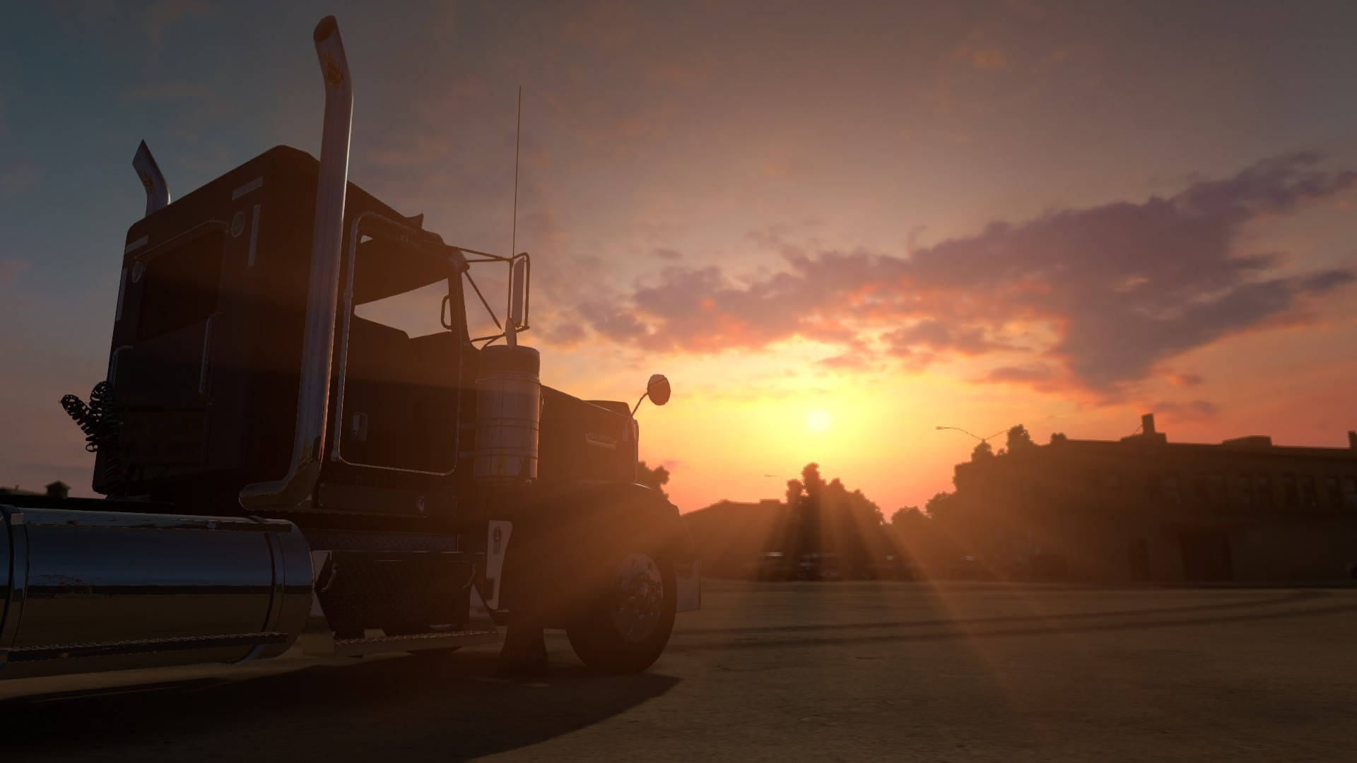 American Truck Simulator Landscape Background