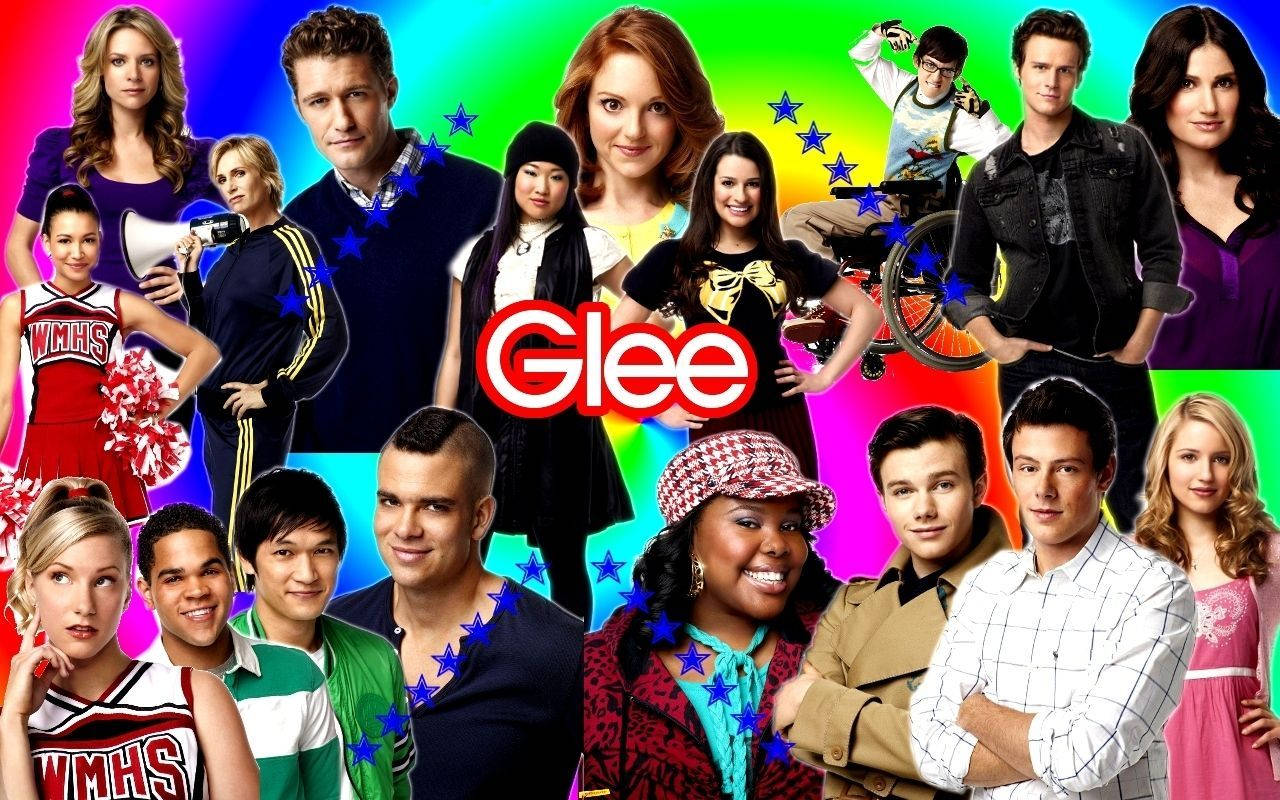 American Tv Show Glee Graphic Art Background