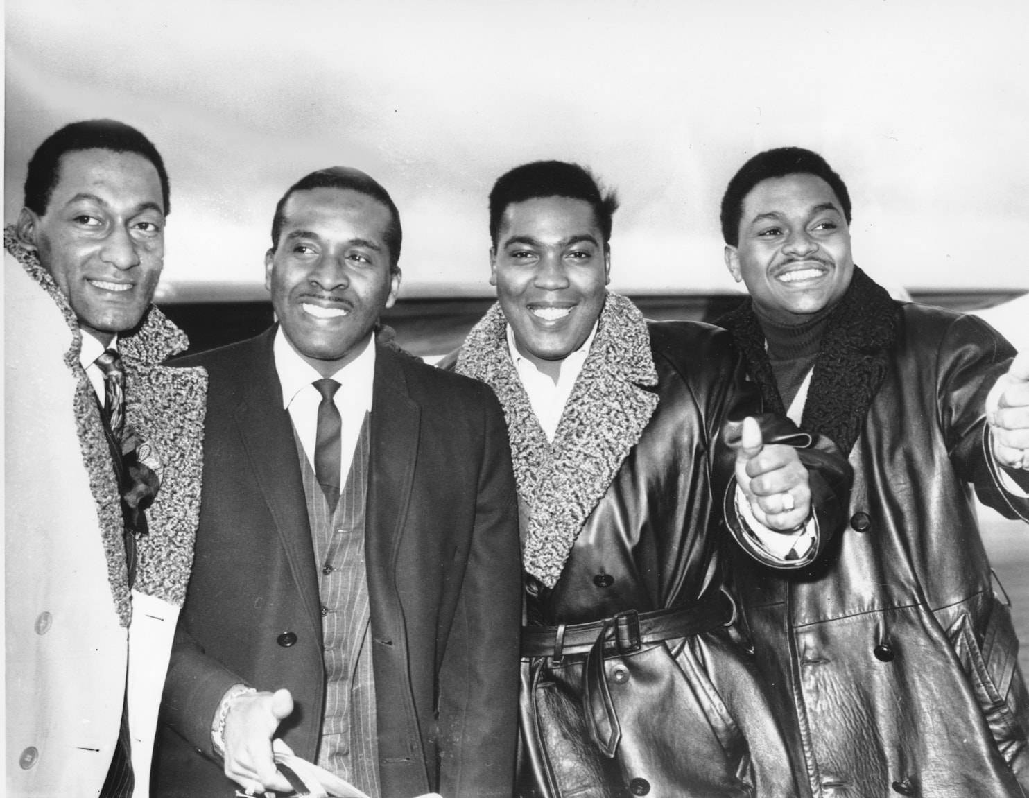 American Vocal Quartet Four Tops 1966 Portrait Background