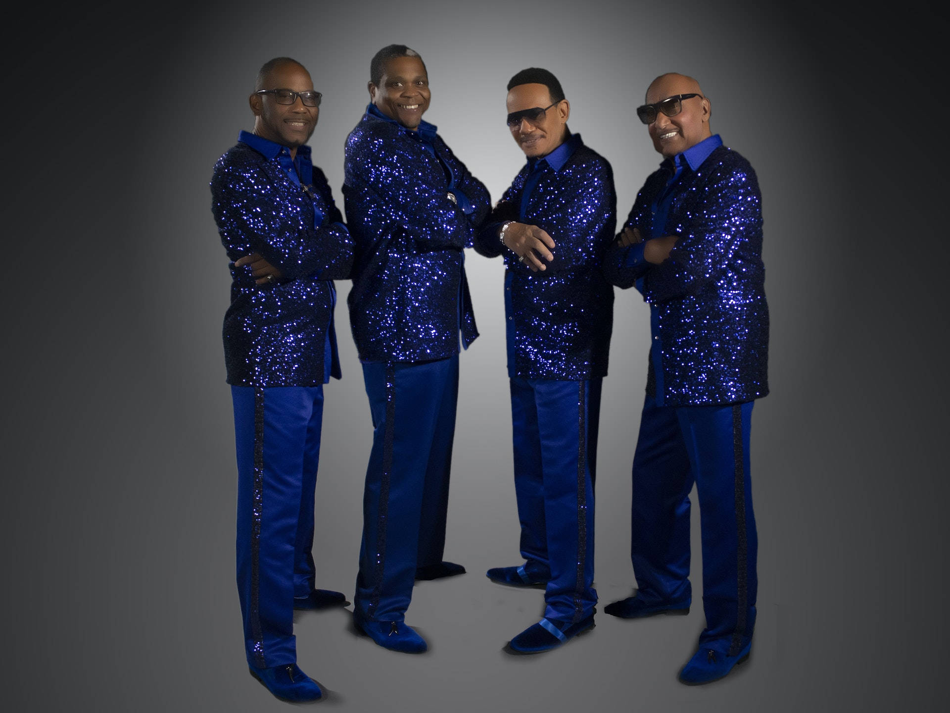 American Vocal Quartet Four Tops Promotional Concert Photograph Background