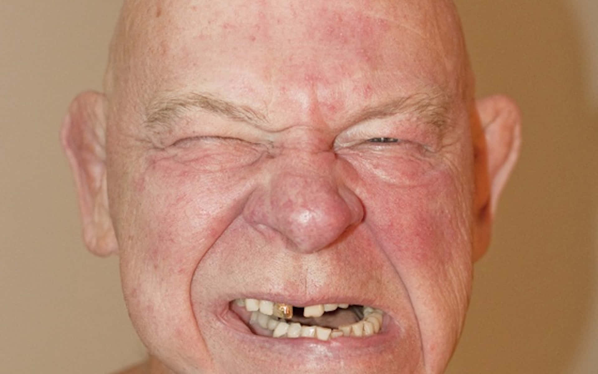 American Wrestler Baron Von Raschke Close Up Shot Background