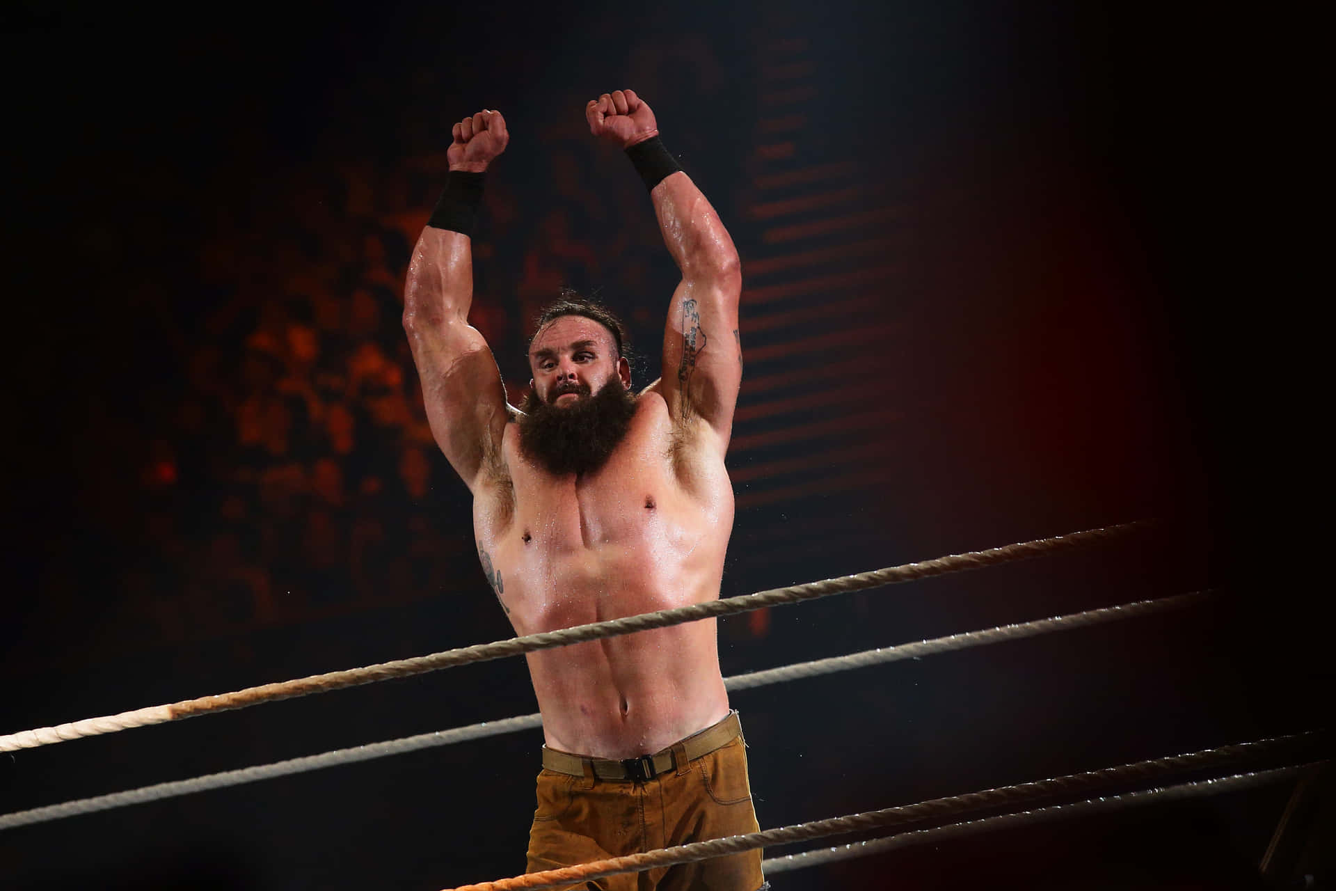 American Wrestler Braun Strowman Wwe Live Singapore 2019 Background