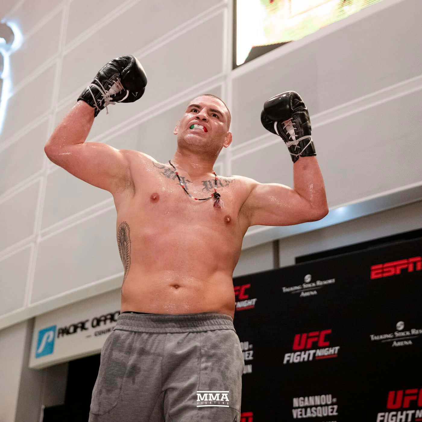 American Wrestler Cain Velasquez At Ufc Phoenix Background