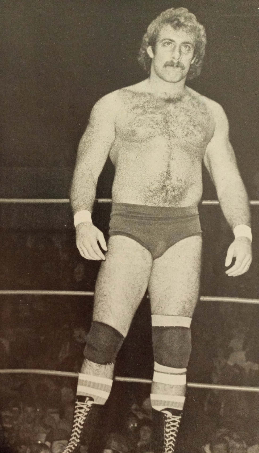 American Wrestler Magnum Ta 1983 Photograph Background