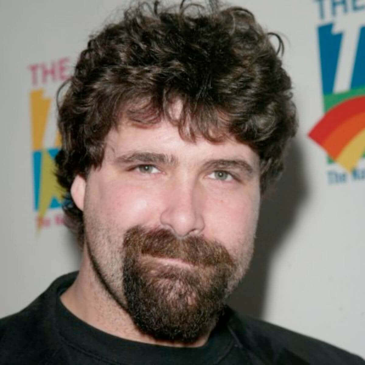 American Wrestler Mick Foley At The New Tnn 2002 Upfront Background