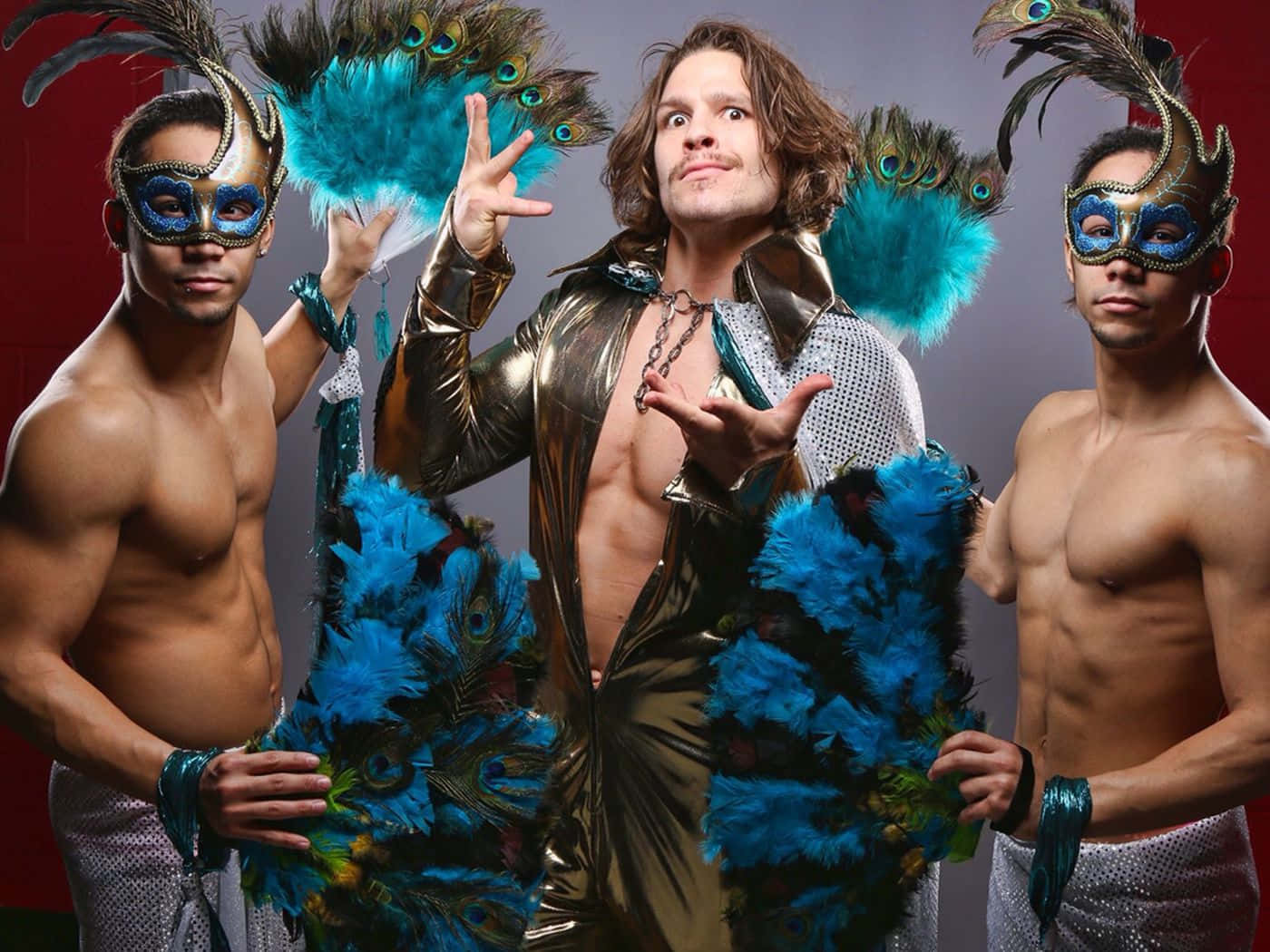 American Wrestling Champion Dalton Castle With The Boys Roh Photograph Background