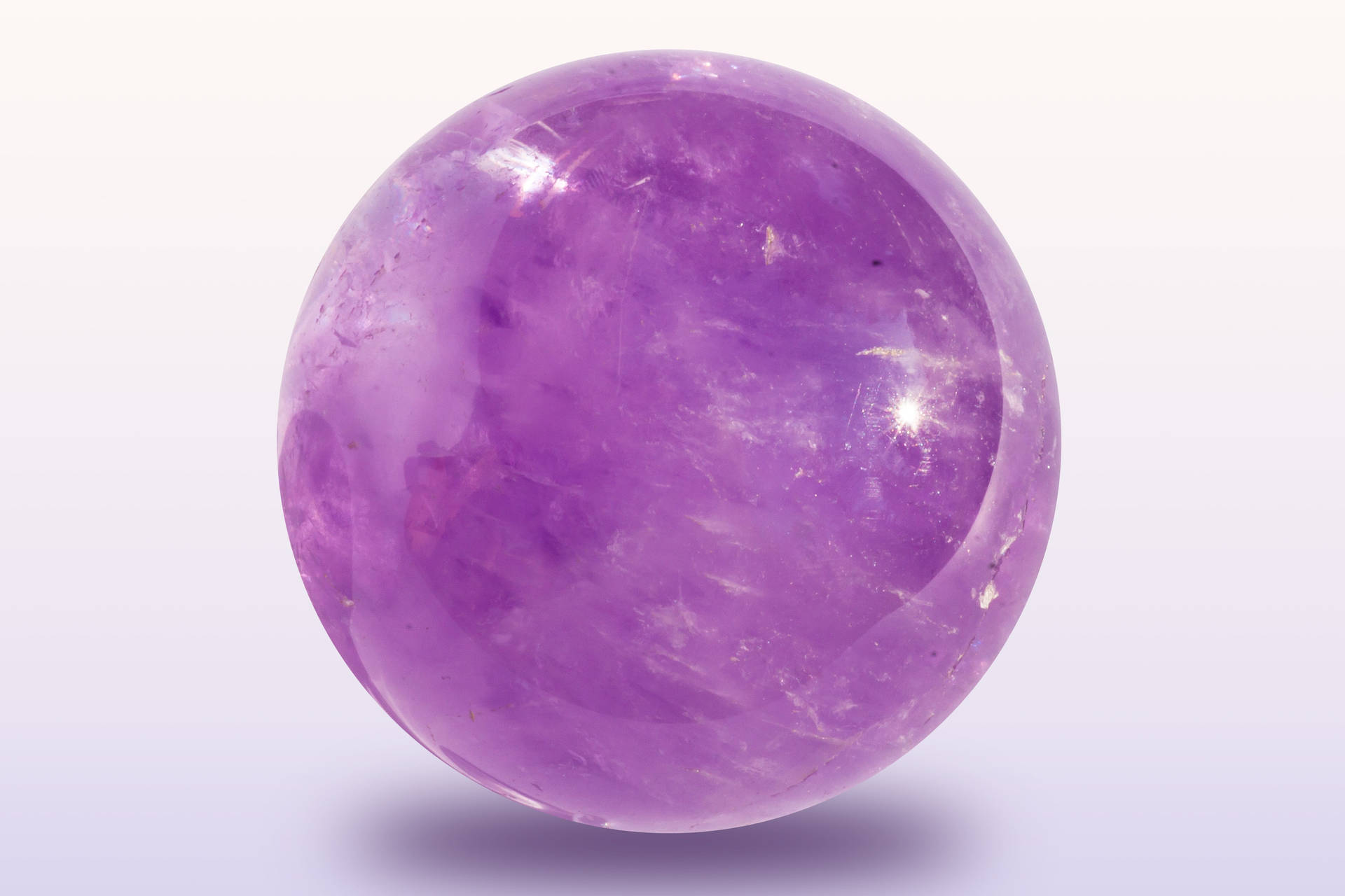 Amethyst Crystal Orb Background