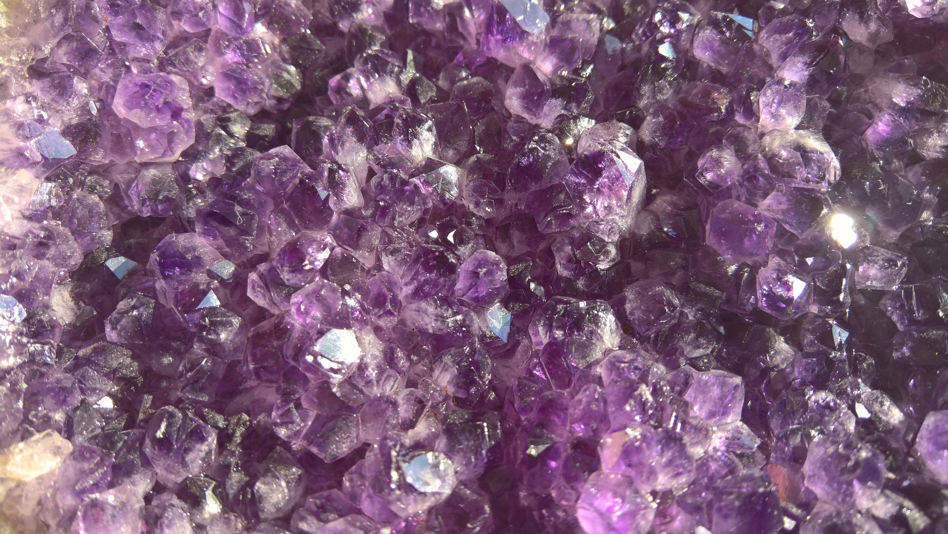 Amethyst Crystalline Formation Background