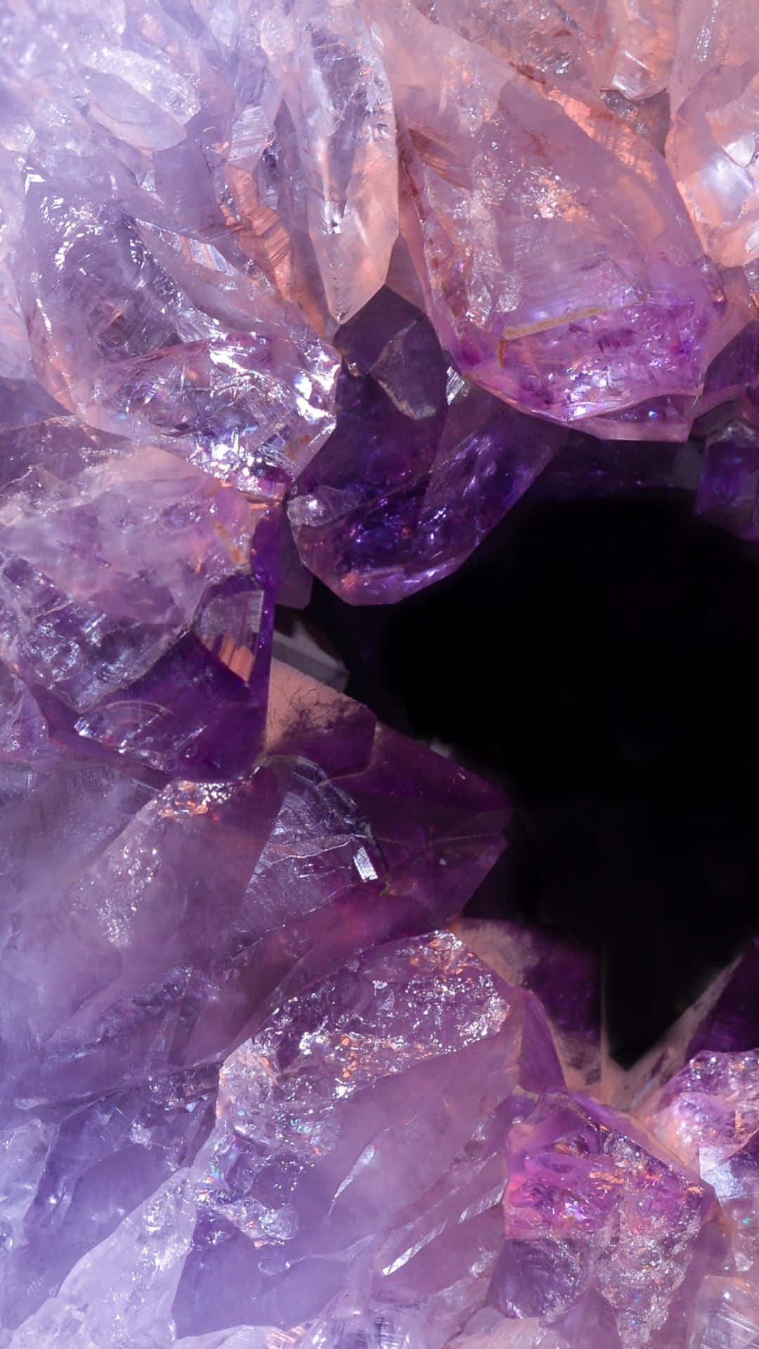 Amethyst Gemstone Geode Background