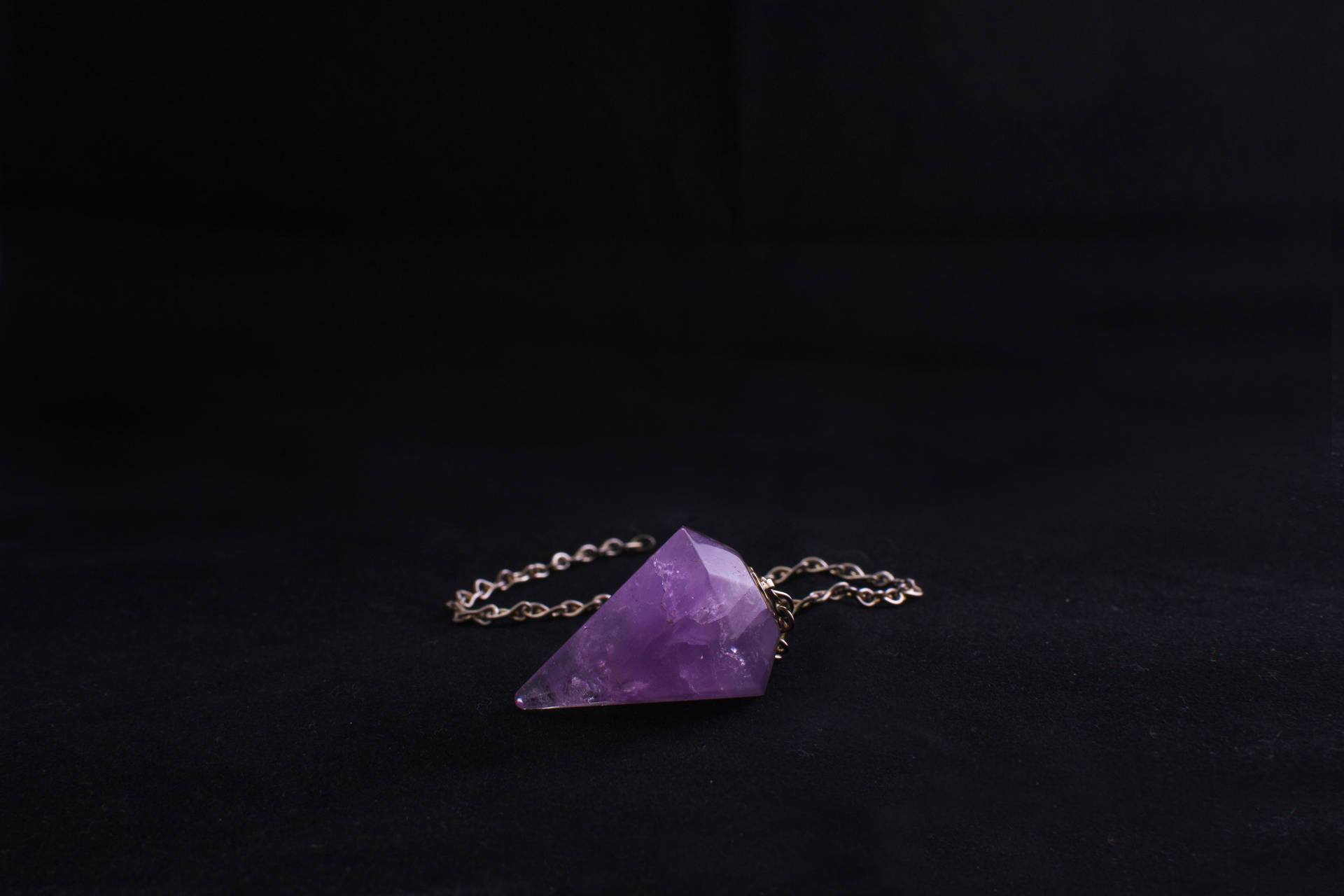 Amethyst Pendulum Background