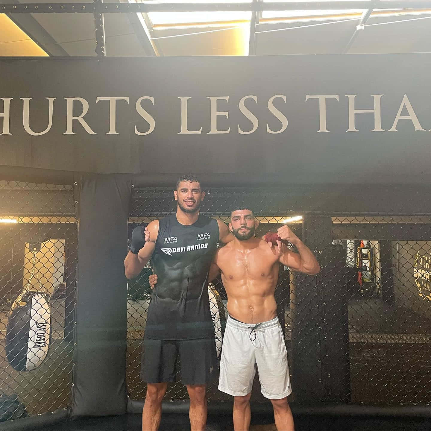 Amir Albazi Facing Off Against Ricardo Ramos In An Intense Match