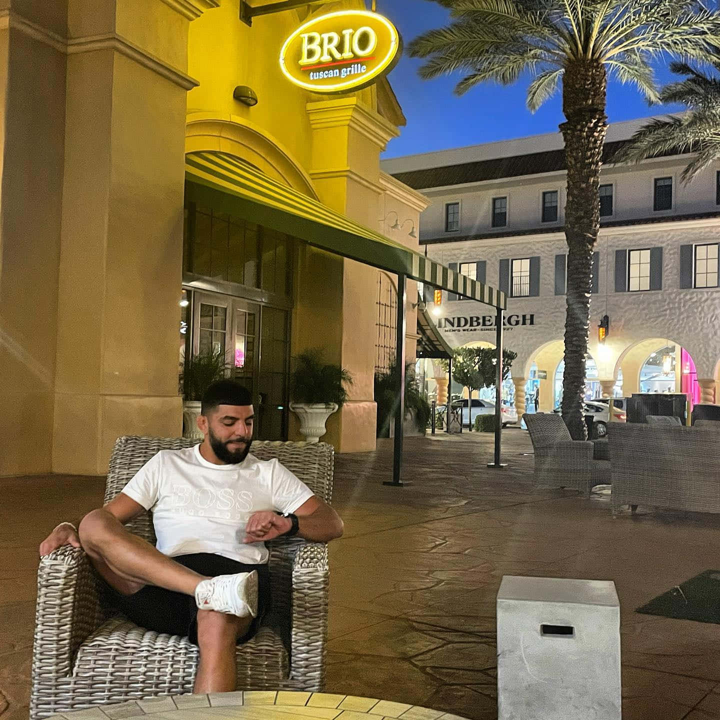 Amir Albazi Looking At Watch