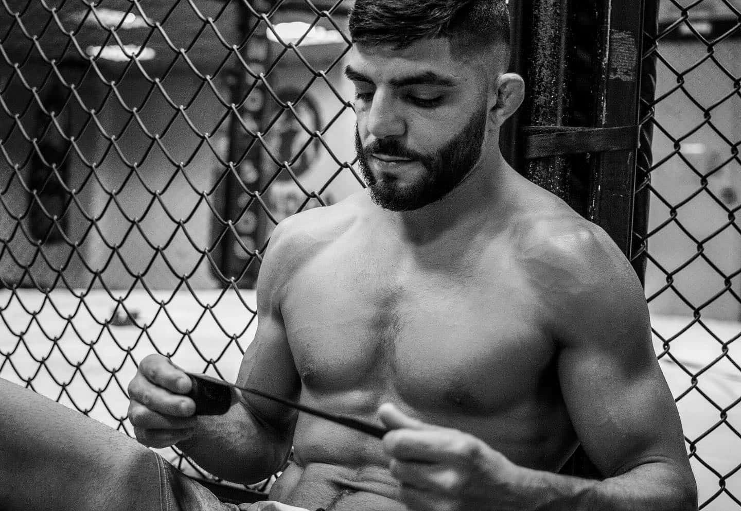 Amir Albazi With Hand Wrapping
