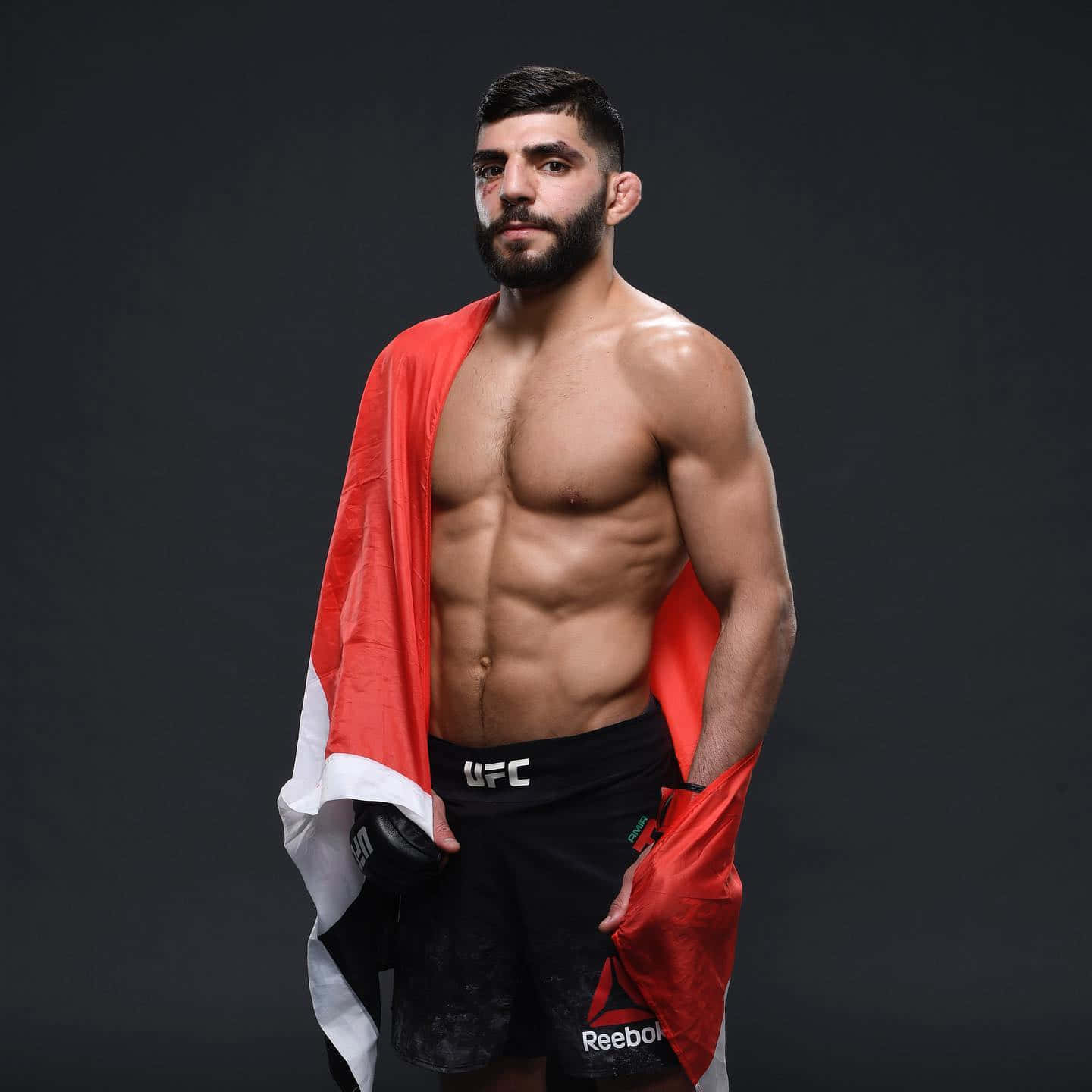 Amir Albazi With Iraqi Flag