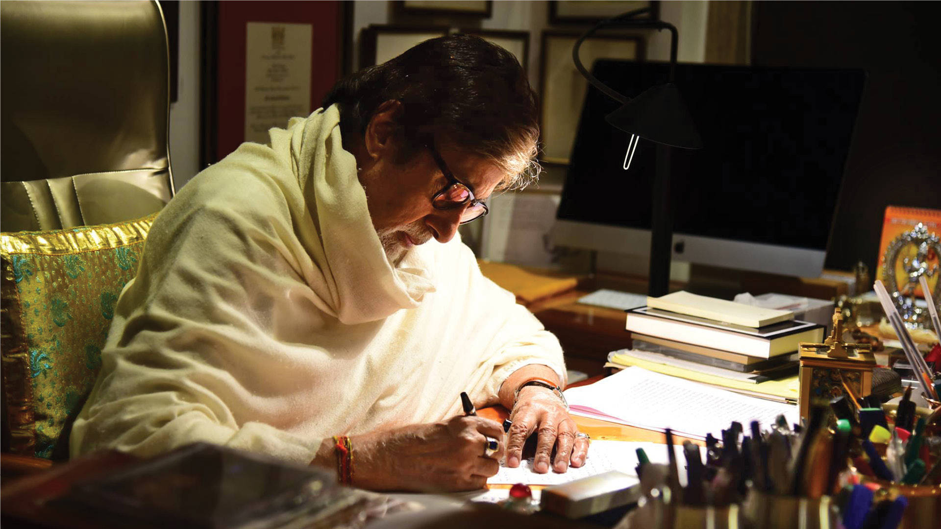 Amitabh Bachchan Writes Background