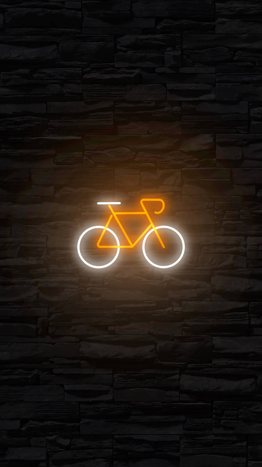 Amoled Android Neon Yellow Bike Background