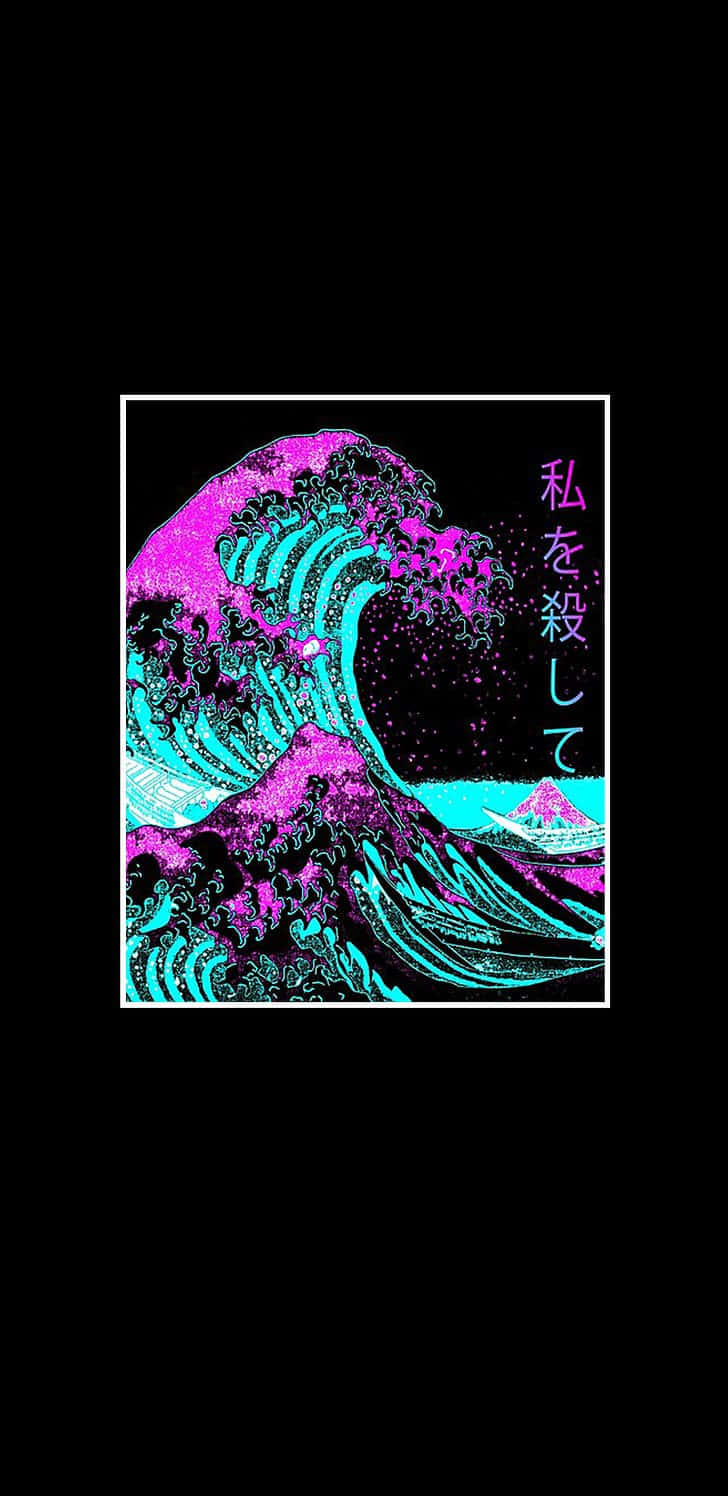 Amoled S The Great Wave Off Kanagawa Background