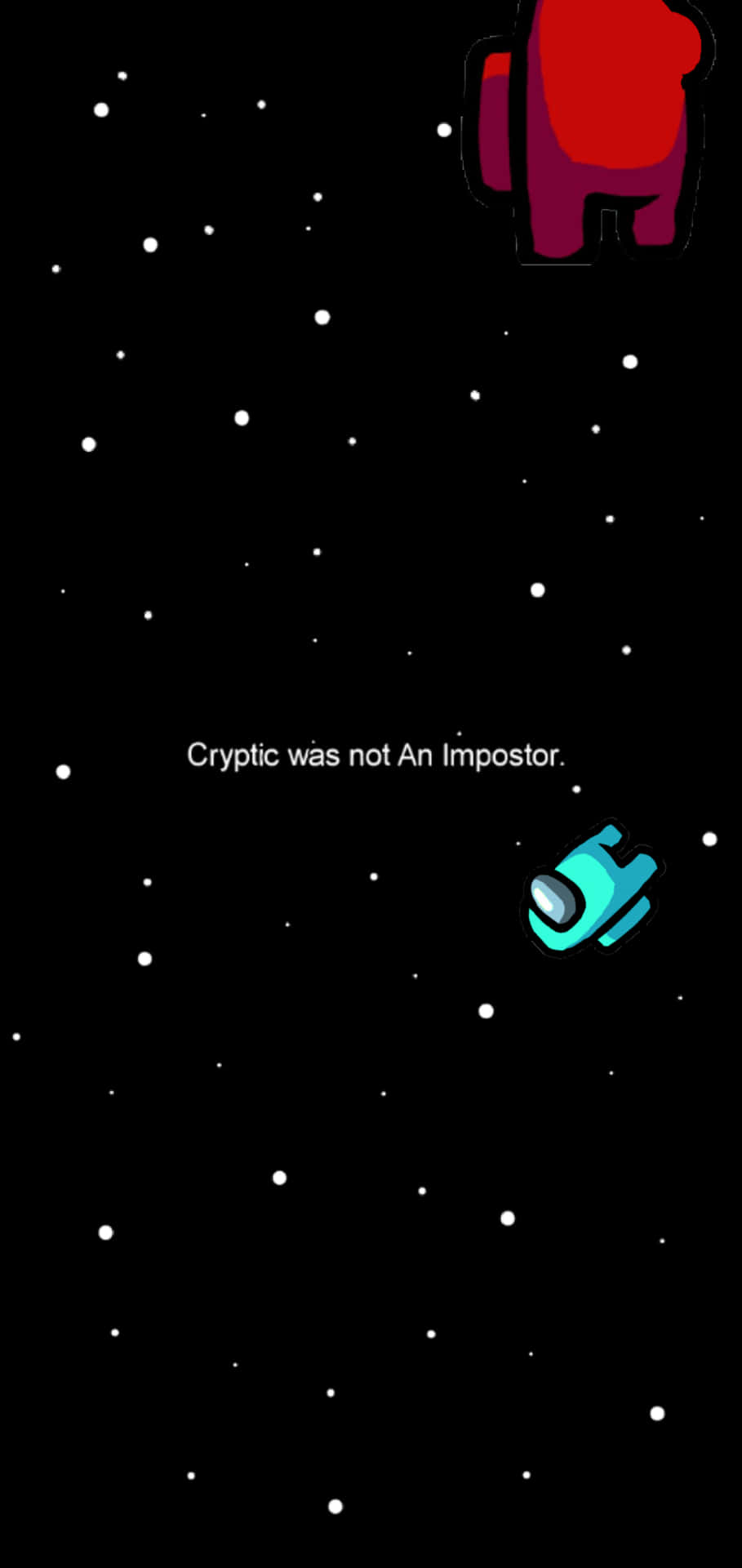 Among Us Galaxy Cryptic Was Not An Impostor Background