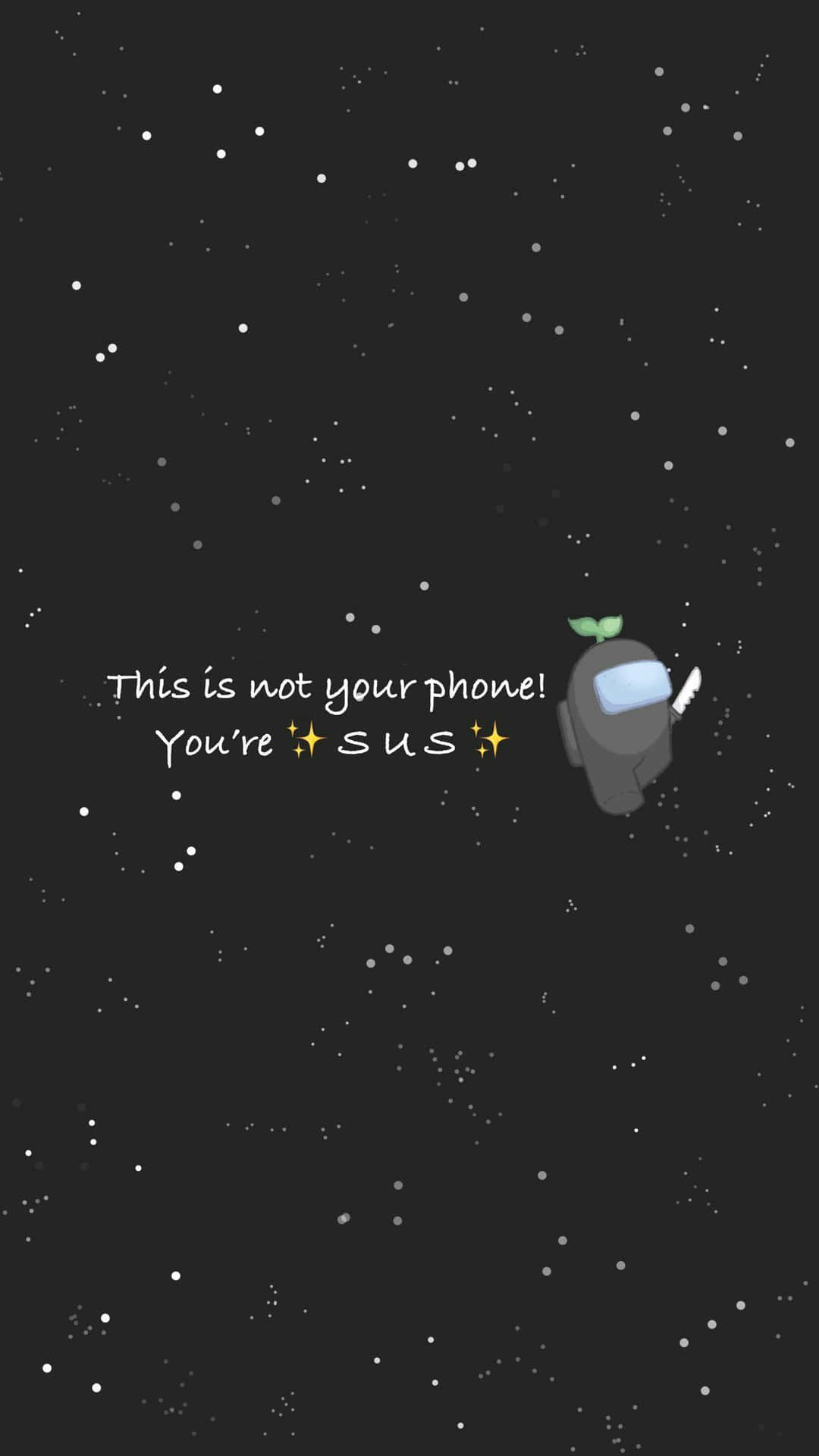 Among Us Galaxy Lock Screen Sus Portrait Background