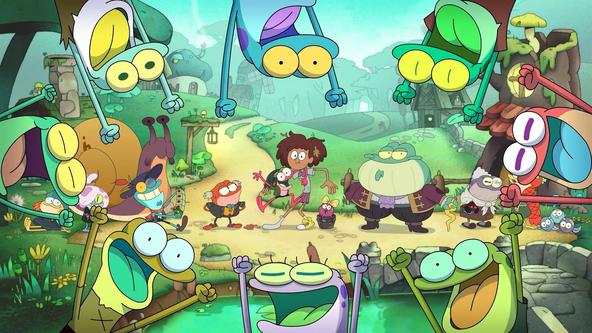 Amphibia Happy Frogs