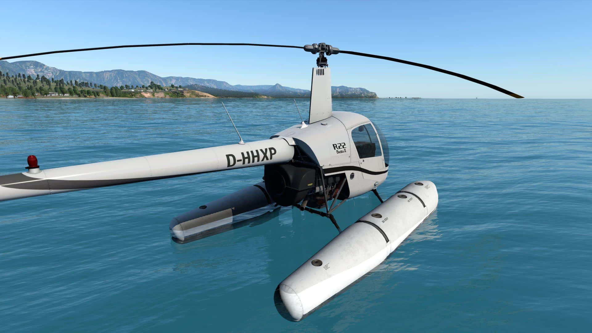 Amphibious Helicopter Background