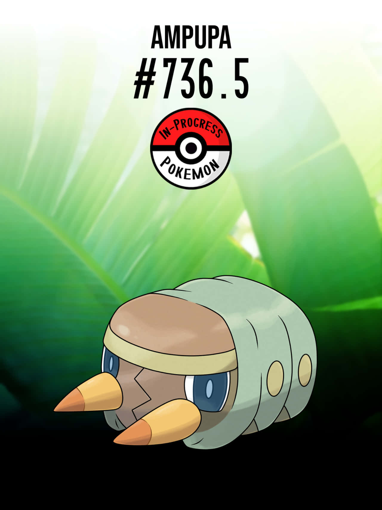 Ampupa In Process Pokemon Poster Background