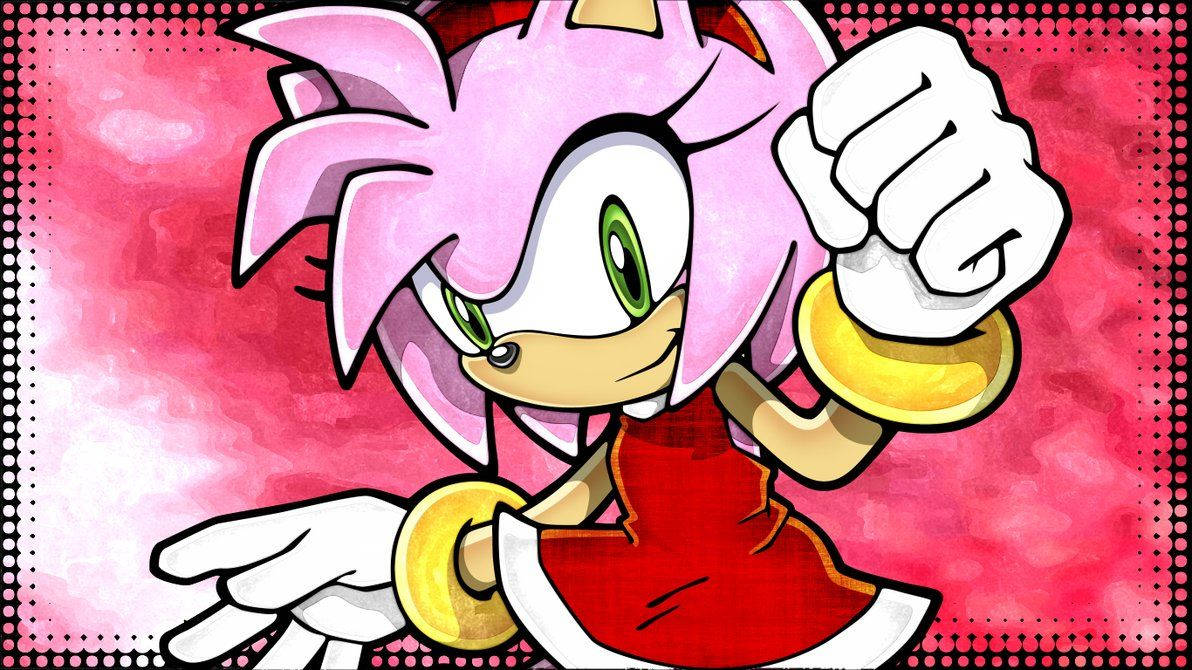 Amy Rose Artistic Graphic Background