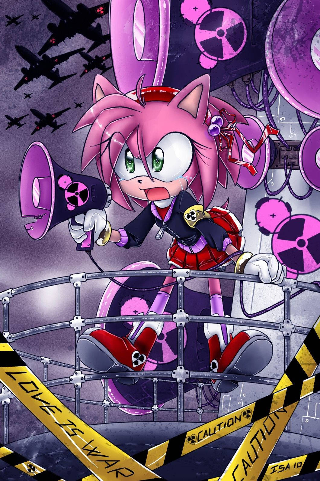 Amy Rose Love Is War Background