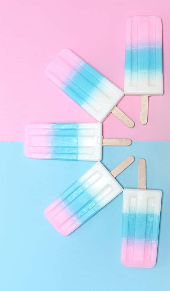 An Abstract Background Of Pastel Blue And Pink Hues Background