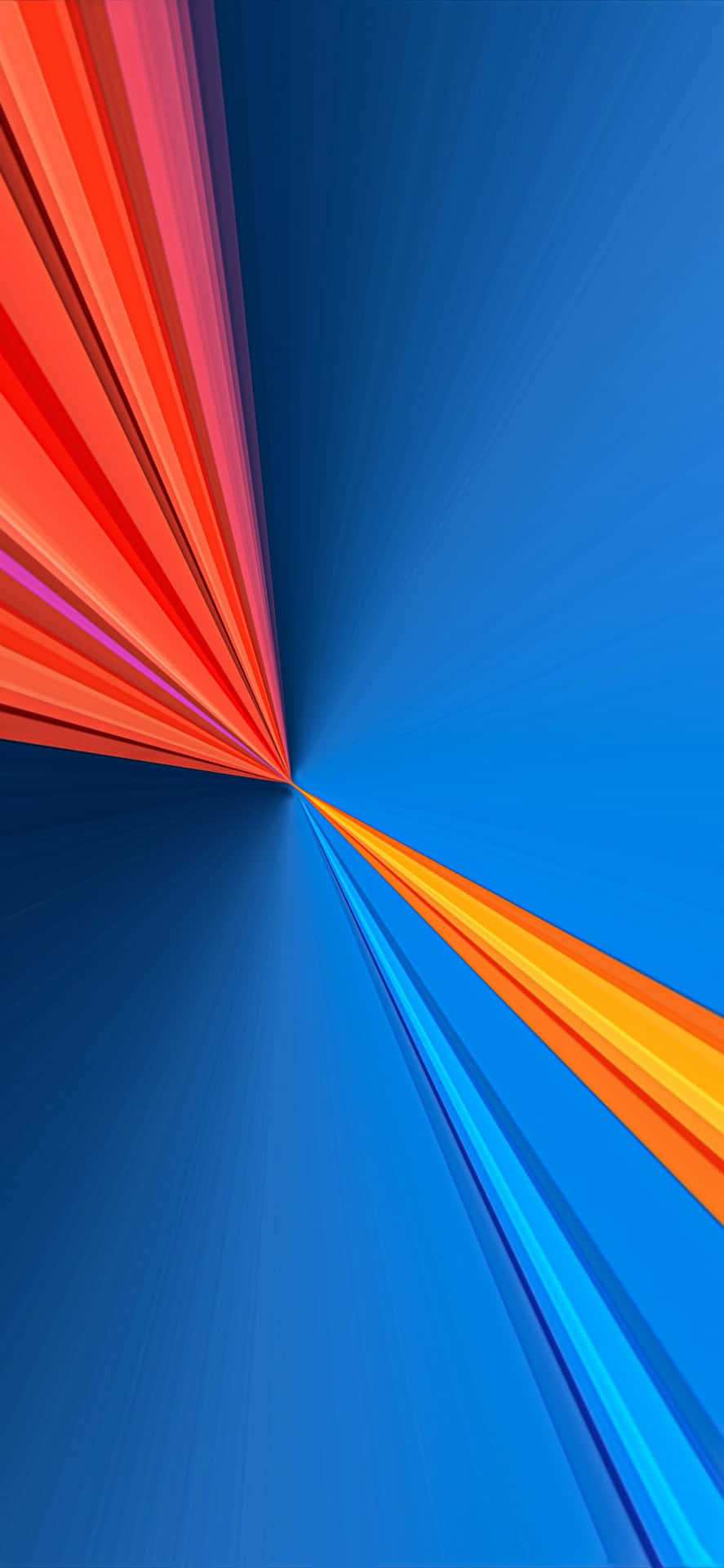 An Abstract Blue And Orange Background With A Blue And Orange Line Background