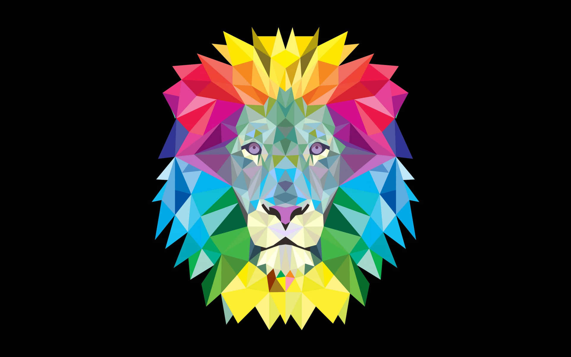 An Abstract Depiction Of An Ancient Lion. Background