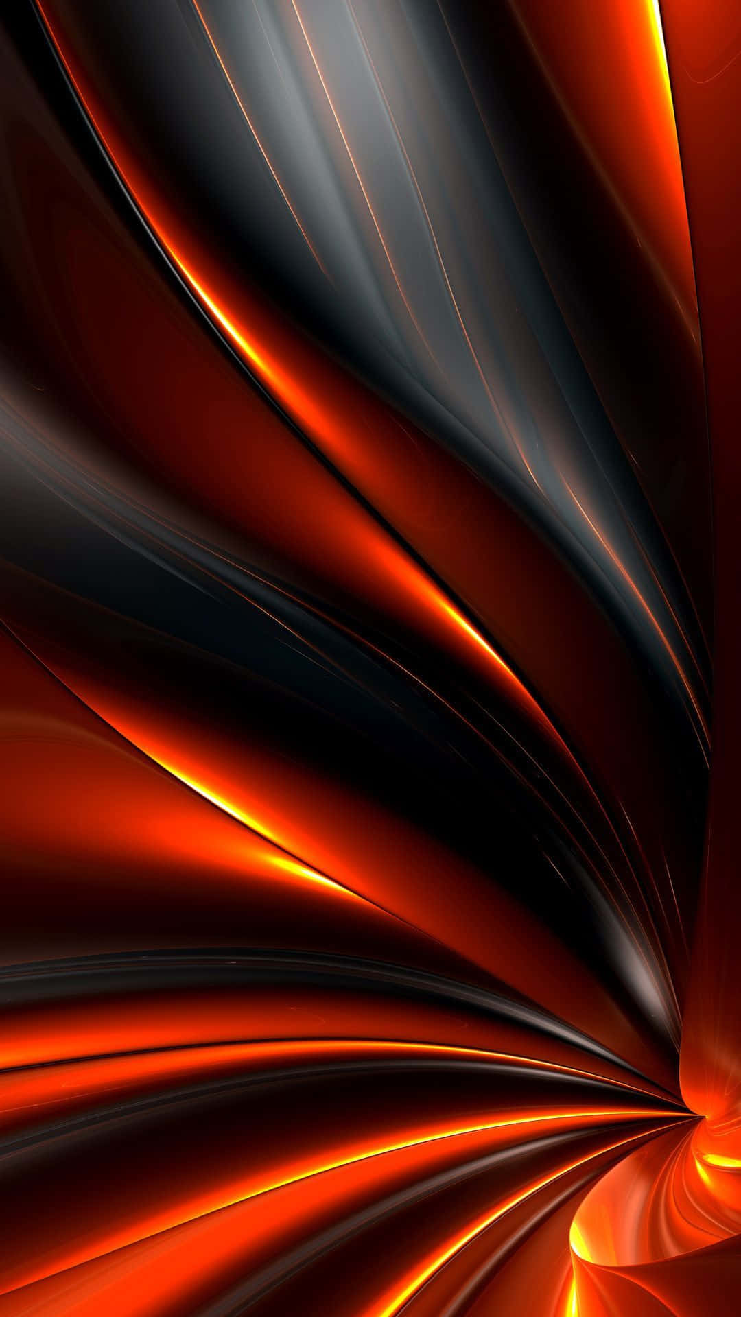 An Abstract Orange And Black Background Background