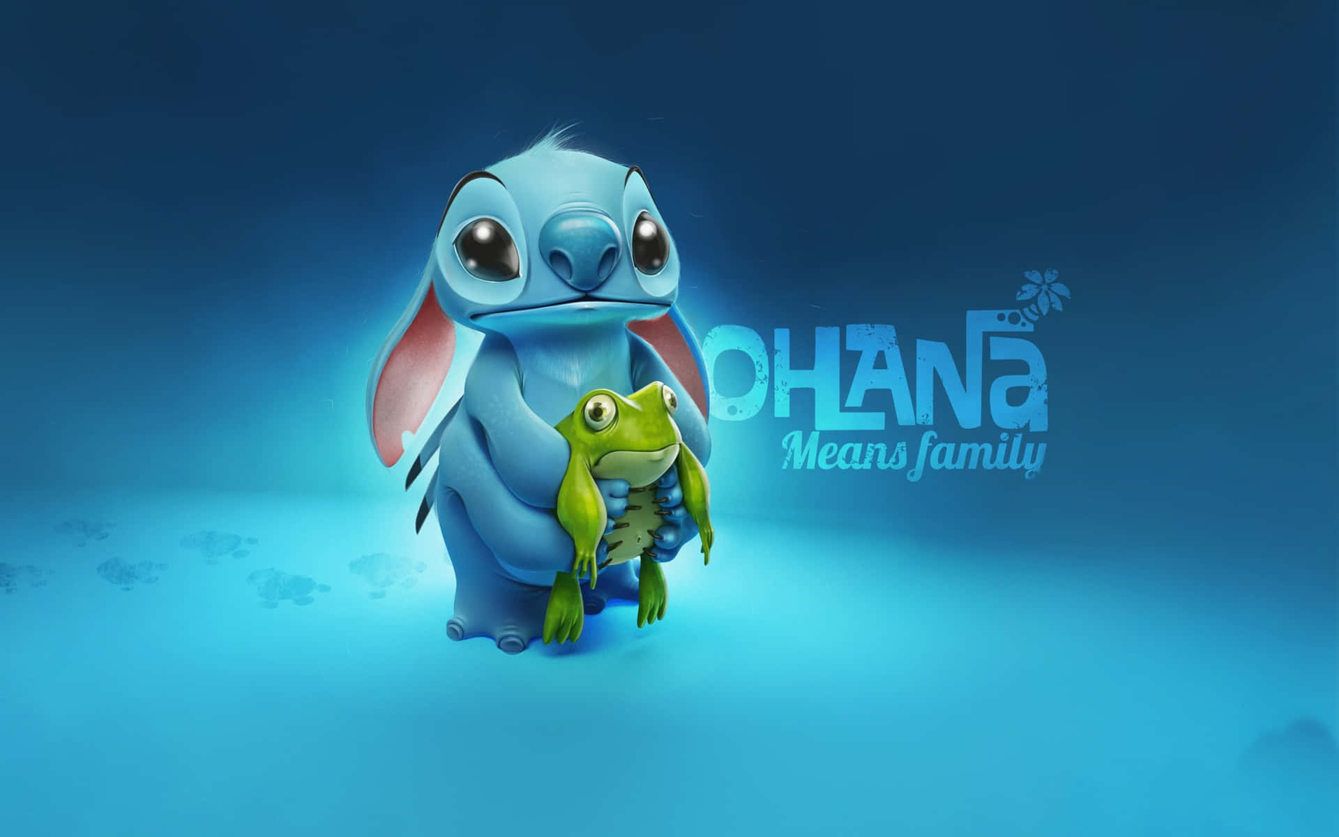 An Adorable Baby Stitch Background