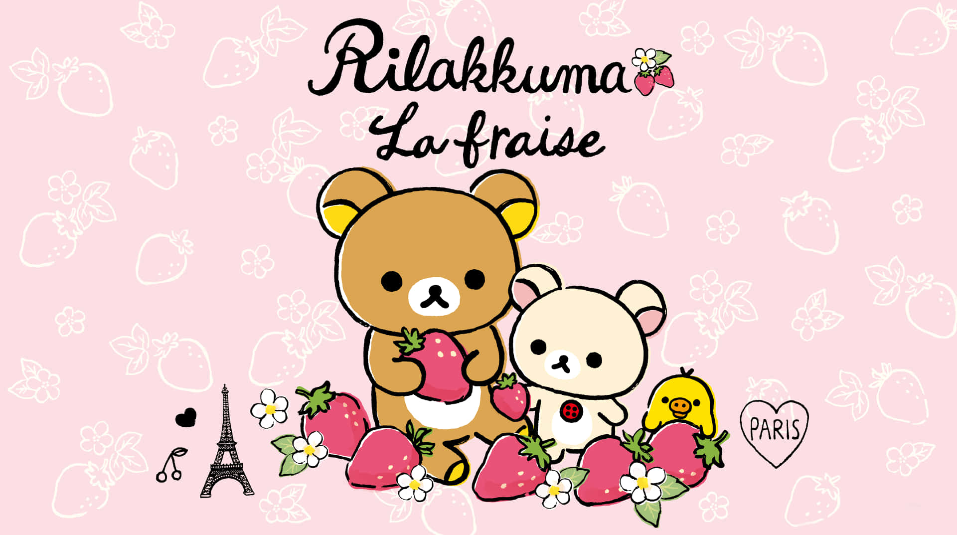 An Adorable Rilakkuma Laptop With An Equally Adorable Bear! Background