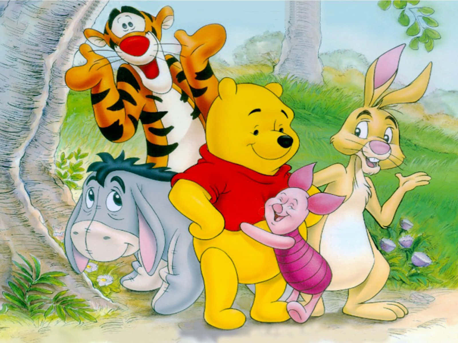 An Adorable Winnie The Pooh Desktop Wallpaper
