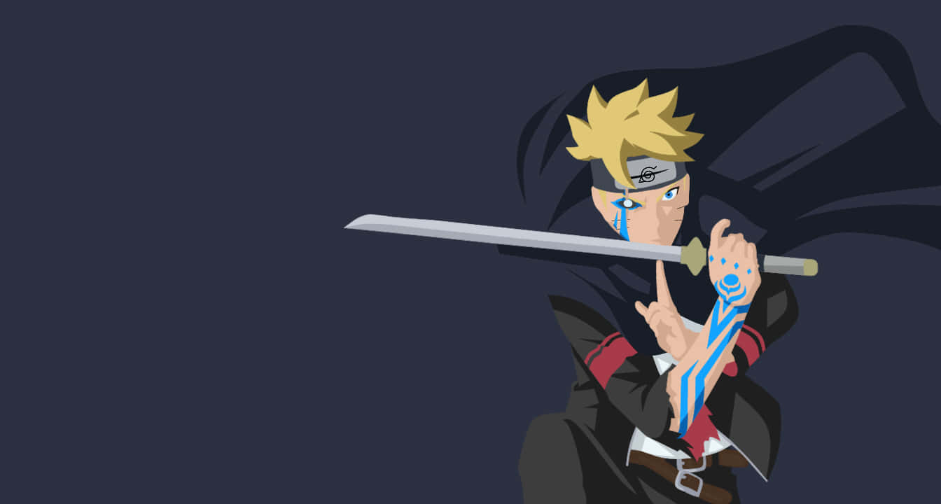 An Adult Version Of The Beloved Naruto Character, Boruto Background