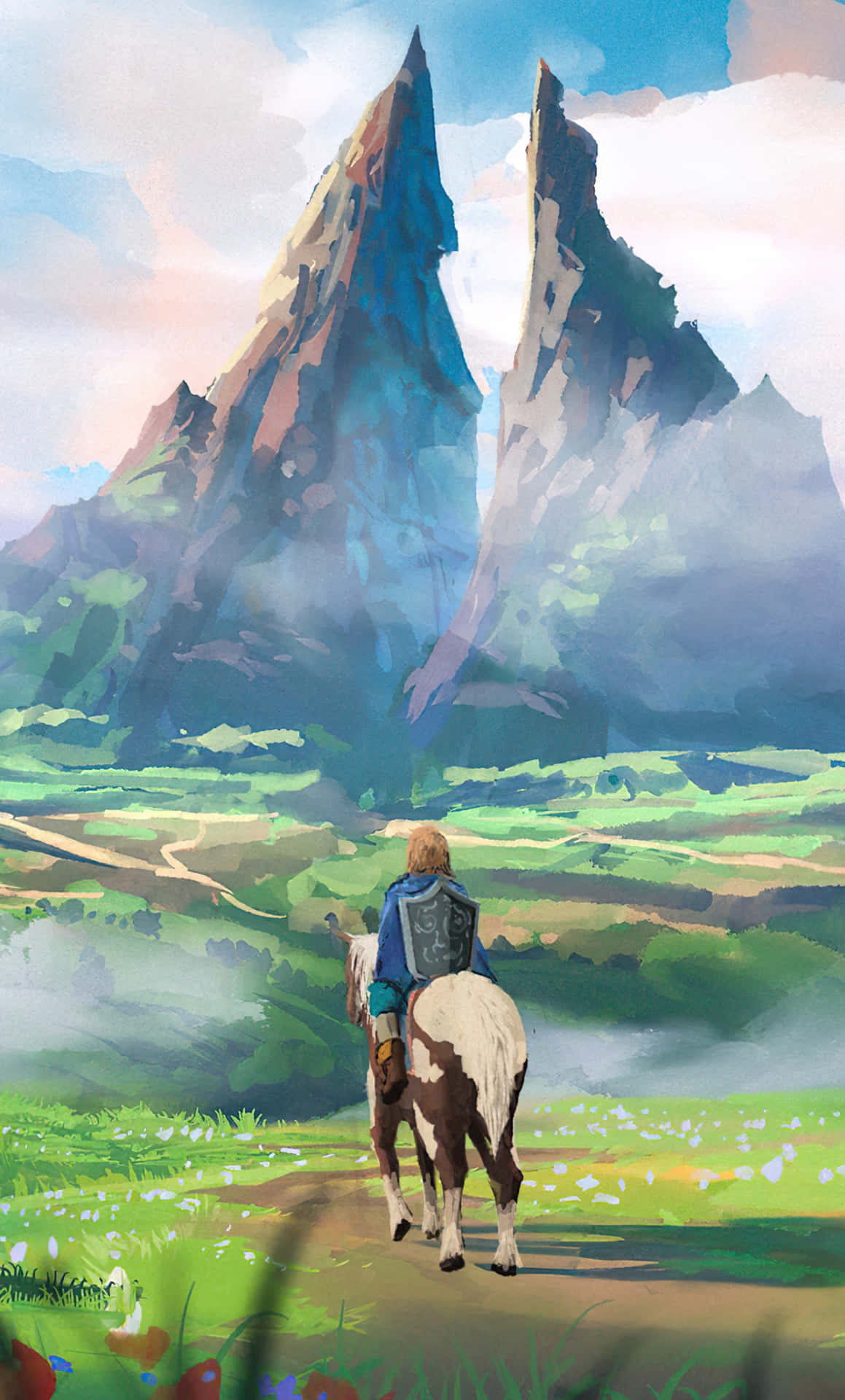 An Adventure Of A Lifetime Awaits Players Of The Legend Of Zelda On The Iphone Background